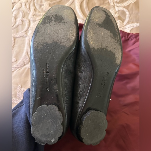 Salvatore Ferragamo Black Leather Loafers - Picture 3 of 5